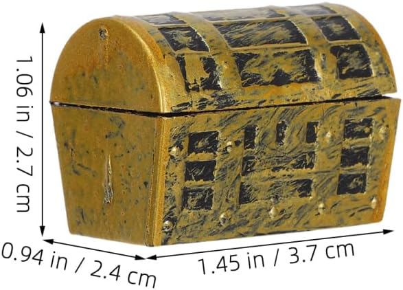 PRETYZOOM Mini Pirate Treasure Chest Set of 20