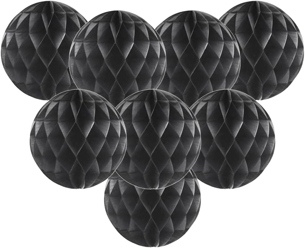Hocansen 8 Pcs Paper Honeycomb Flower Balls for Parties
