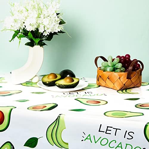 2 Pieces Avocado Tablecloths Birthday Party Decorations