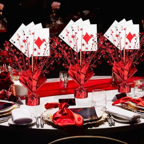 Weysat Casino Poker Theme Centerpiece Set