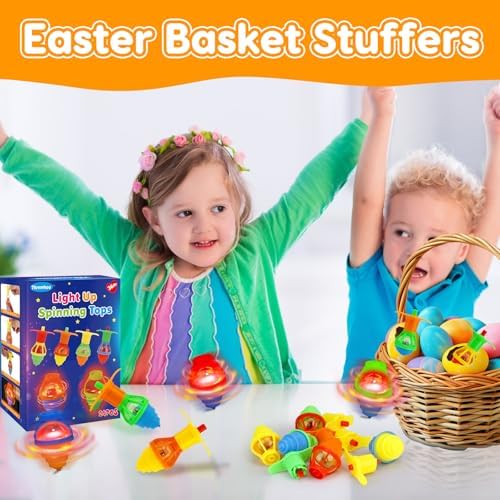 24PCS Glow Spinning Tops Party Favors for Kids