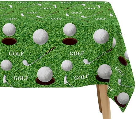 Golf Party Tablecloth Set 3Pcs Disposable