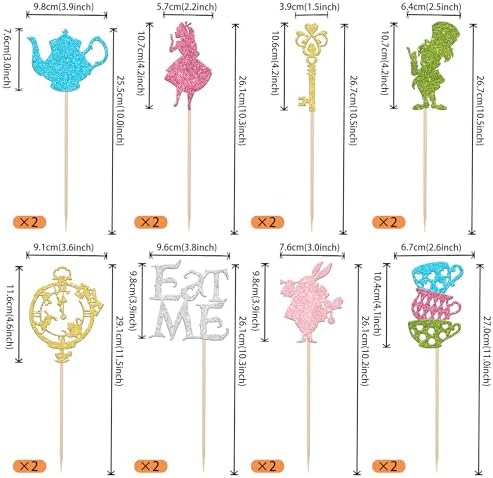 16PCS Magic Alice Centerpiece Sticks Floral Decor