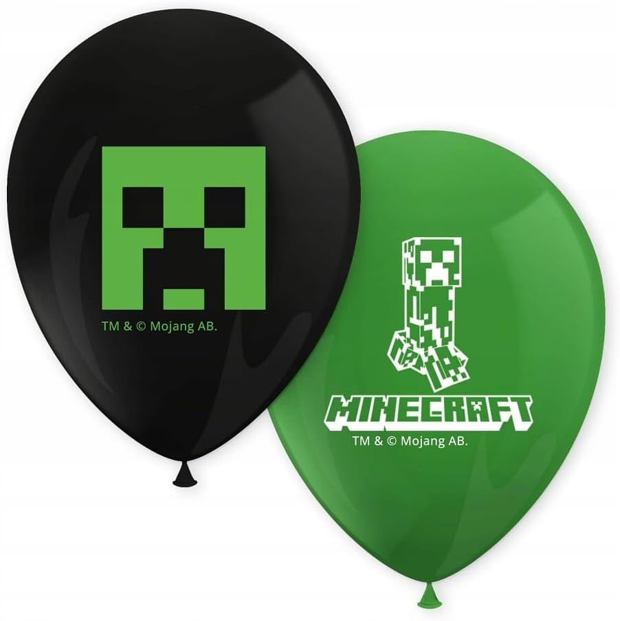 Procos Minecraft Themed Balloons Set Of 8