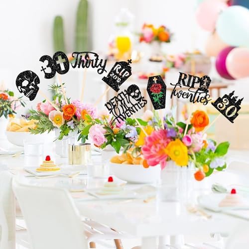 16 pcs Death to My 20s Centerpiece Sticks
