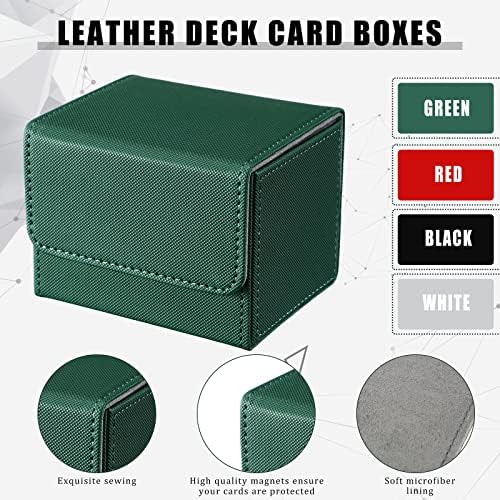 Yookeer 4 Piece Card Deck Storage Box Set