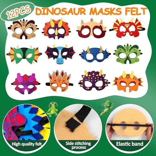Dinosaur Party Favor Pack for Kids 156pcs