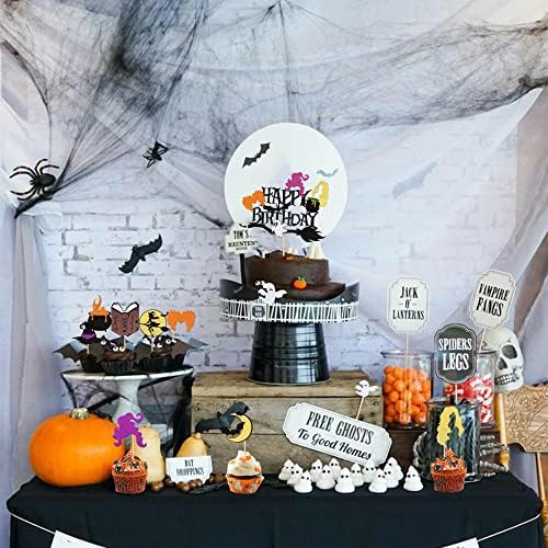 25 pcs Hocus Pocus Halloween Cupcake Toppers