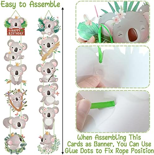 Koala Birthday Decorations Door Signs Banners Party Supplies