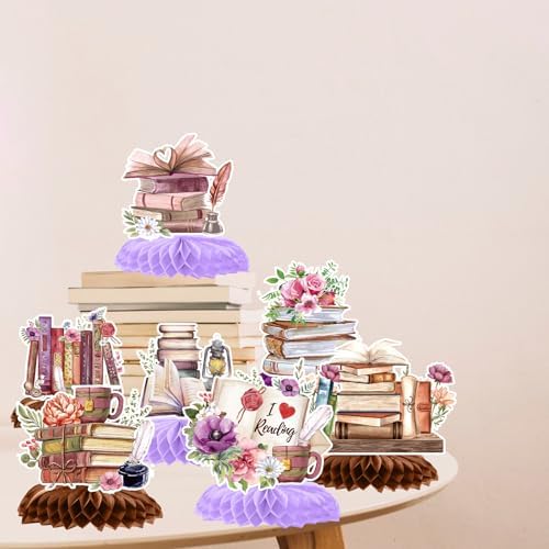 Lovarywow Book Themed Party Decorations 9PCS