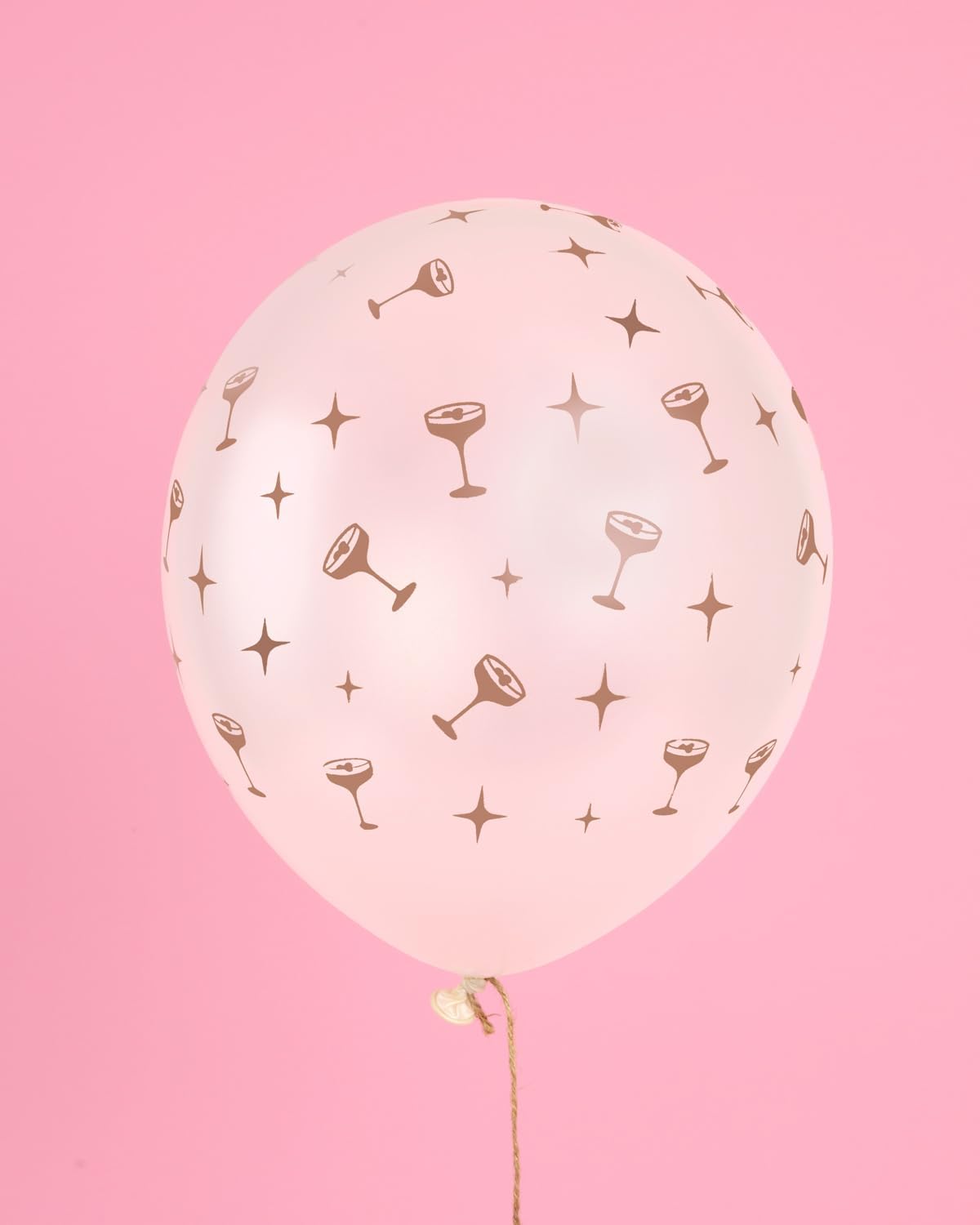 Xo Fetti Brown Espresso Martini Latex Balloons 24 pk