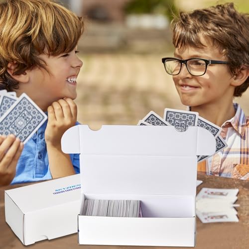 5 Pack Trading Card Storage Boxes with 10 PCS Dividers