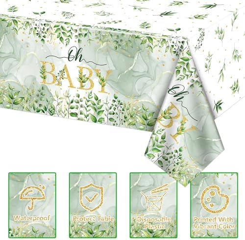 Sage Green Birthday Decorations Set