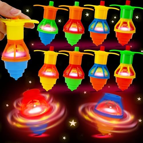 24PCS Glow Spinning Tops Party Favors for Kids