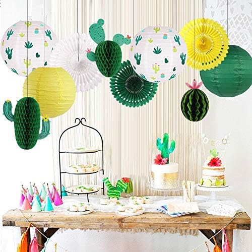 Cactus Party Decor Kit - Tropical Hawaiian Decorations