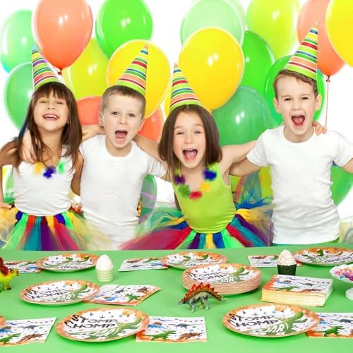 WERNNSAI Dinosaur Party Napkins 50 Pack 65 x 65 Inches
