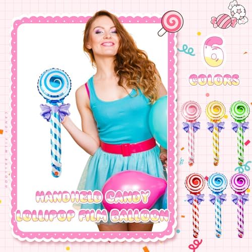 Gejoy 12 Pcs Foil Candy Balloons Party Decorations