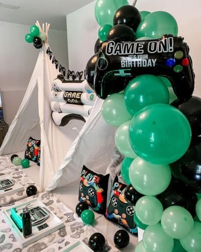 2 Pcs Video Game Controller Mylar Balloon Party Decor