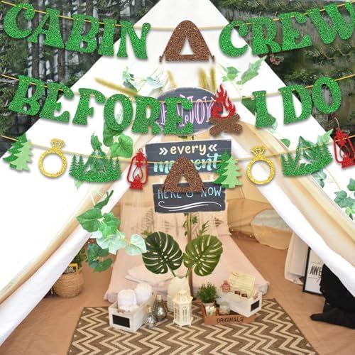 Camp Bachelorette Party Banner - Cabin Crew Before I Do