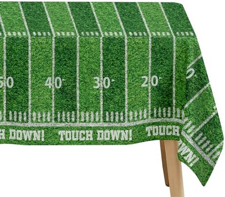 3 Pack Football Party Decorations Tablecloth