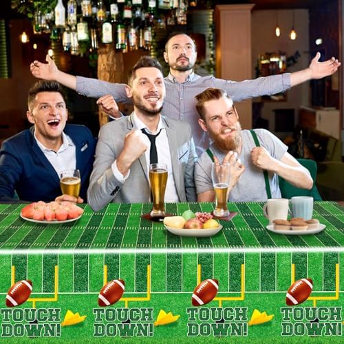 Yavxzvbw Football Tablecloth Set 54x108 Inch 2 Pack