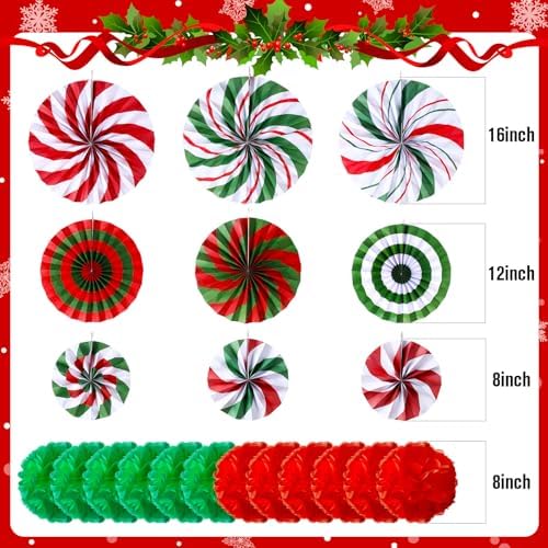 Outus 21 Pcs Christmas Candy Hanging Decorations Set