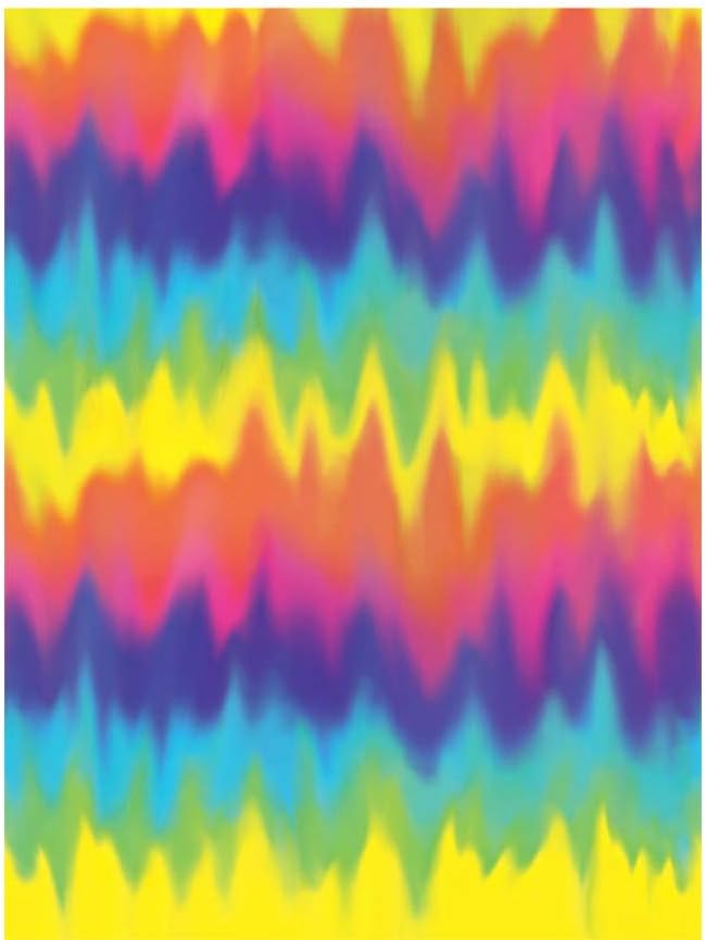 Amscan Feeling Groovy 60s Tablecover 54x102 Multicolor
