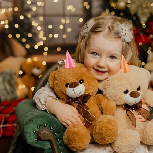 Hooqict 10 PCS Mini Party Hats for Stuffed Animals