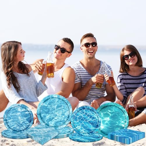 Ocean Themed Party Decor Tableware Set 60pcs