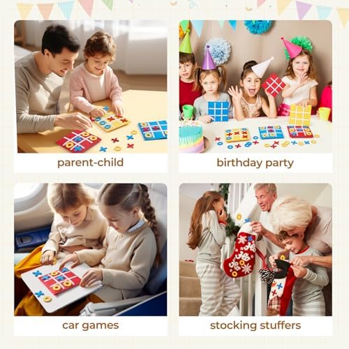 JoyCat Tic Tac Toe Game Set for Kids and Family