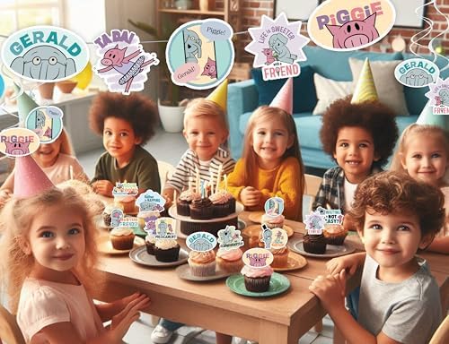 Elephant and Piggie Birthday Party Decor Set