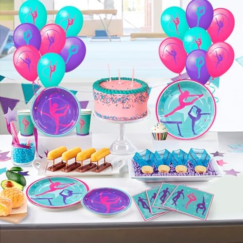 Gymnastics Birthday Party Decorations Set