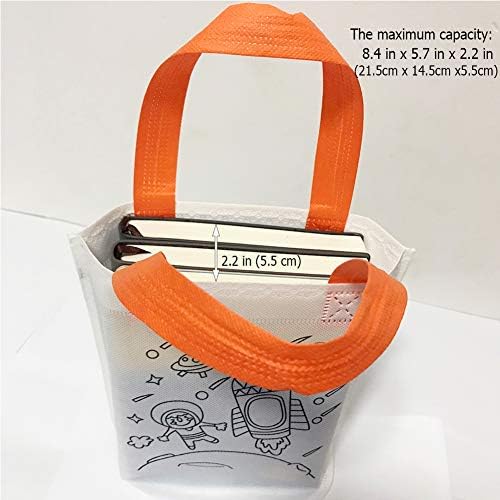 Sand Flower Reusable Coloring Party Bags 12 PCS
