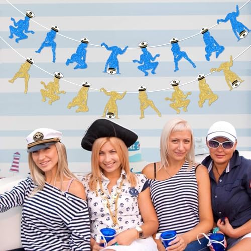 Sursurprise Nautical Bachelorette Decor Banners