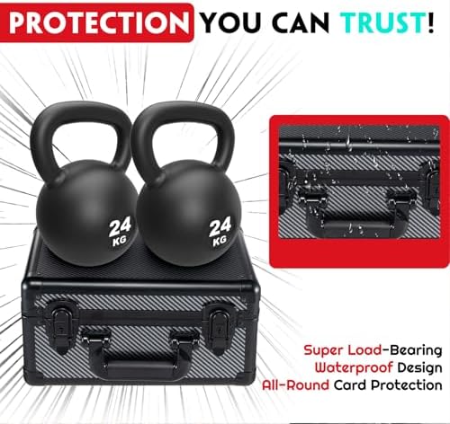 Vollicaifit Graded Card Storage Case 3 Row Holder Box