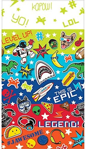 Amscan Epic Party Paper Tablecover 54 X 102 1 Pc