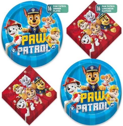 HOME HOOPLA Paw-Patrol Party Plates