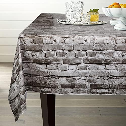 PHOGARY 2 Pack Brick Tablecloths for Christmas Party