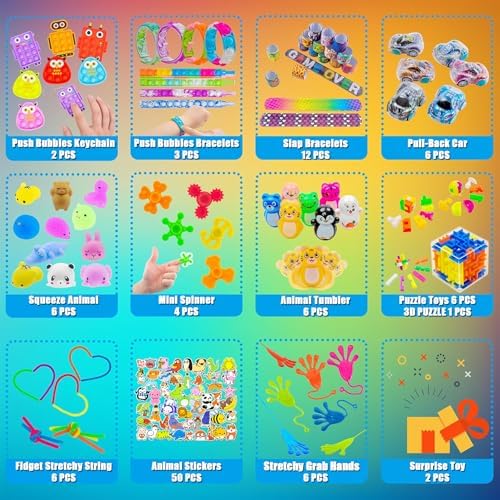 110 PCS Kids Party Favors Goodie Bag Fillers