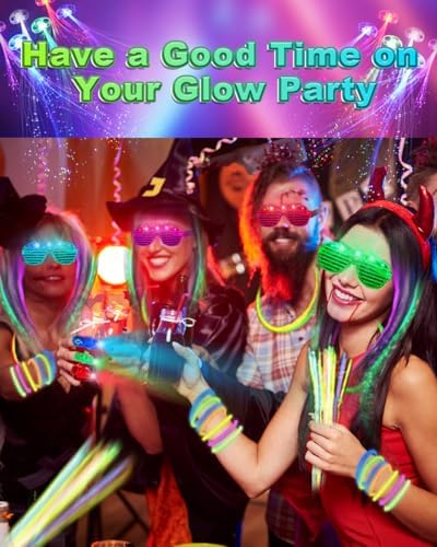 270 pcs Glow In The Dark Party Supplies for Kids Adults
