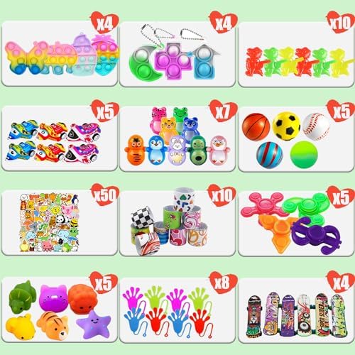 117 Pack Party Favors Toy Assortment for Kids