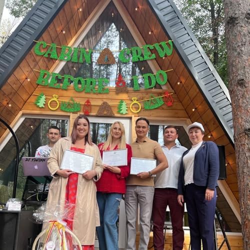 Camp Bachelorette Party Banner - Cabin Crew Before I Do