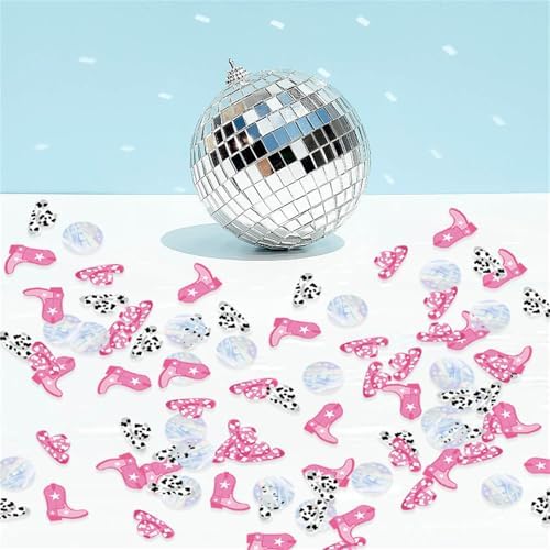 100PCS Pink Confetti Poppers Biodegradable Party Decorations