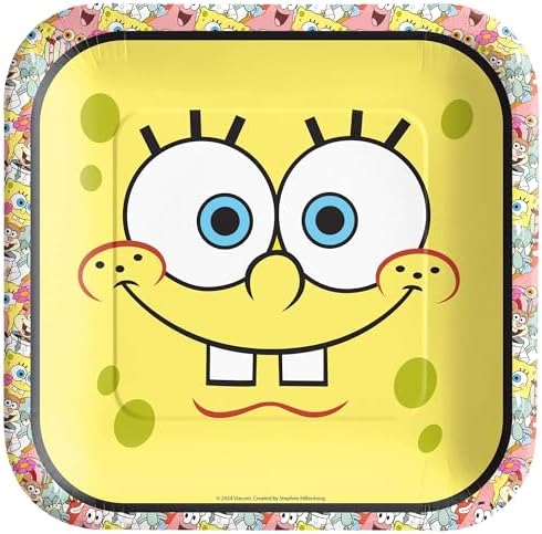Spongebob Squarepants Birthday Party Supplies Bundle