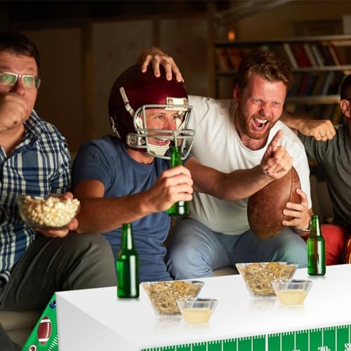 BOXOB Football Table Cloth 3pcs 54x108 Inch