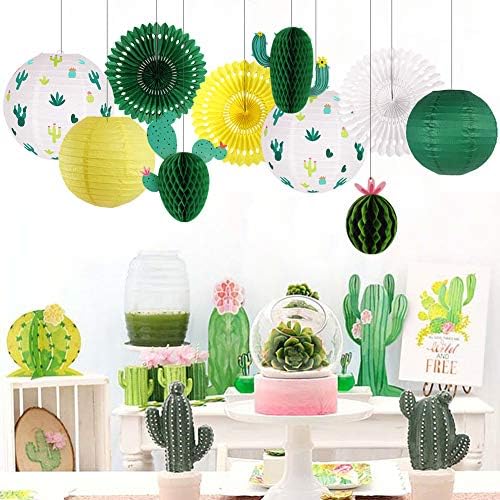 Cactus Party Decor Kit - Tropical Hawaiian Decorations