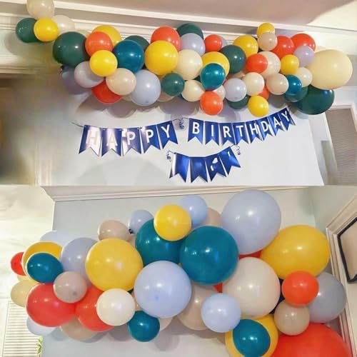 Retro Boho Balloon Arch Garland Kit for Birthday Parties