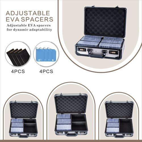 AIYEONE Toploaders Storage Box for 3 x 4 Rigid Cards