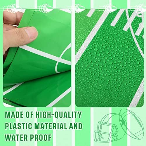 Irenare Football Themed Tablecloths 6 Sheets Set