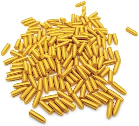 Set of 50 9mm Bullet Decorations - Grey